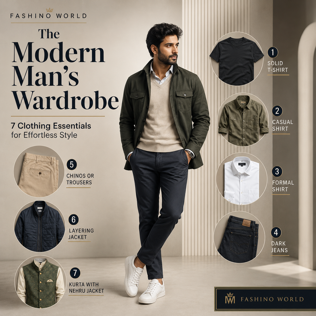 The Modern Man’s Wardrobe: 7 Clothing Essentials for Effortless Style