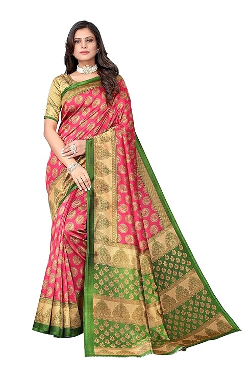 Womens Jacquard Standard Length Saree