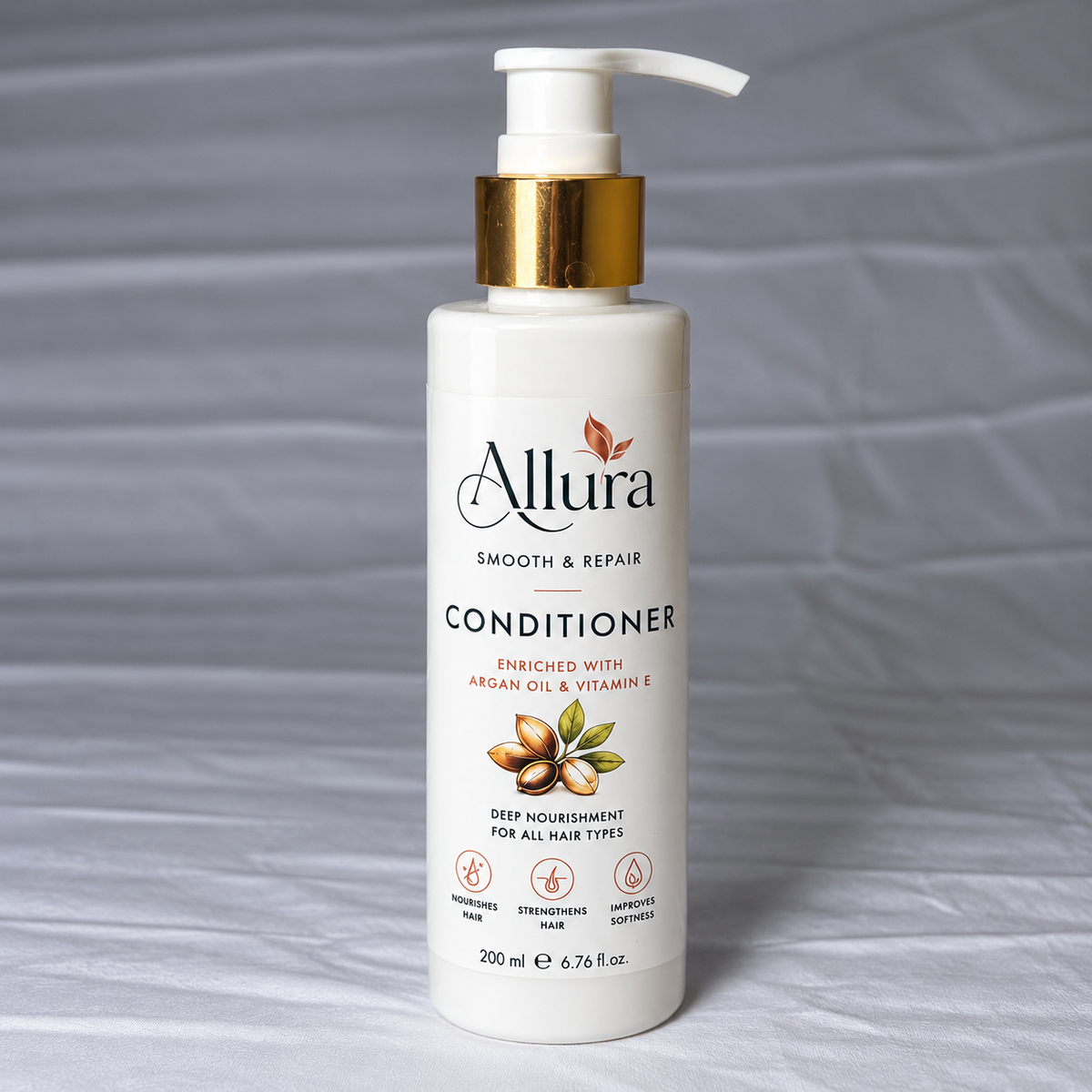 Allura Smooth & Repair Conditioner with Argan Oil & Vitamin E – 200 ml