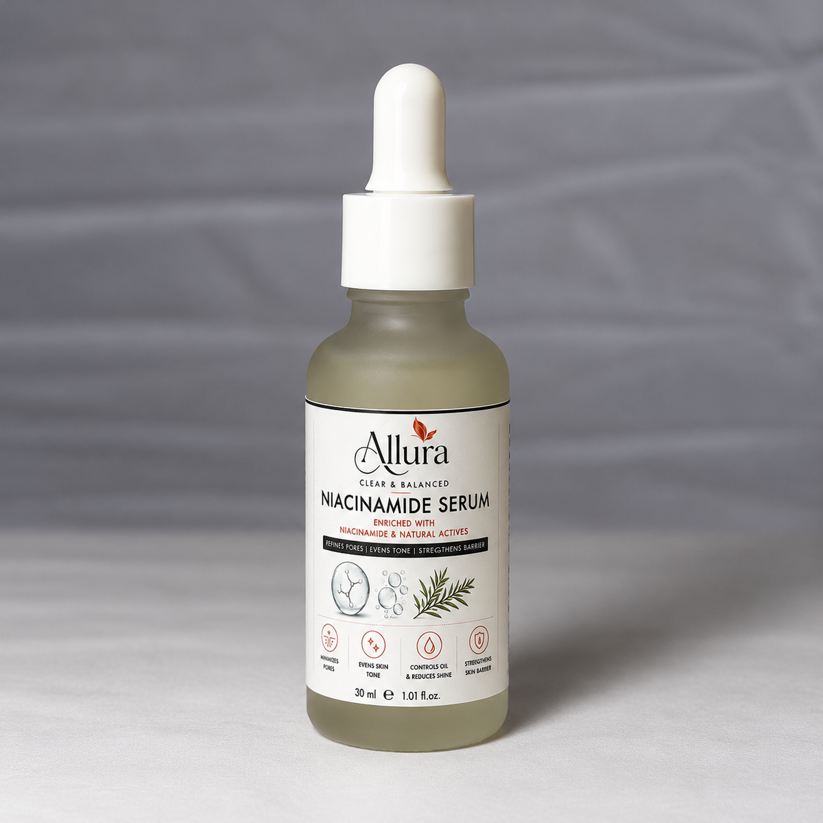 Allura Niacinamide Serum – Clear & Balanced | 30 ml