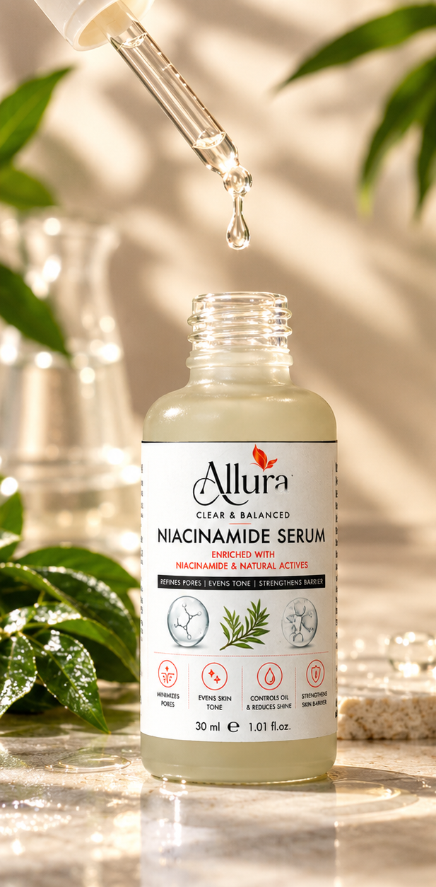 Allura Niacinamide Serum – Clear & Balanced | 30 ml