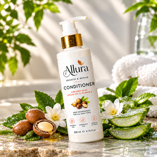 Allura Smooth & Repair Conditioner with Argan Oil & Vitamin E – 200 ml