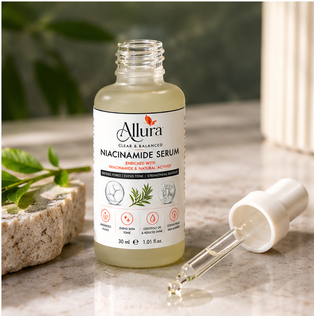 Allura Niacinamide Serum – Clear & Balanced | 30 ml